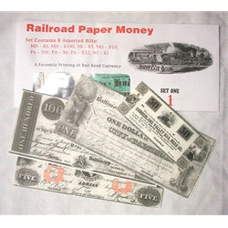 Railroad Paper Money Set 1