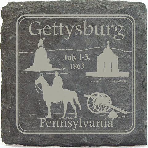 Gettysburg Slate Coaster