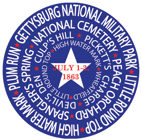 Gettysburg Circle Coaster
