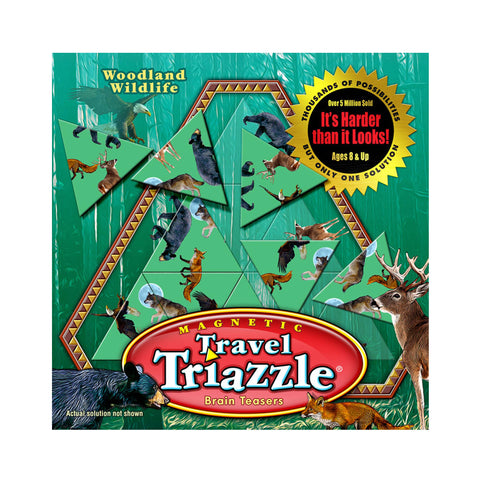Woodland Wildlife - Wooden Travel Triazzle