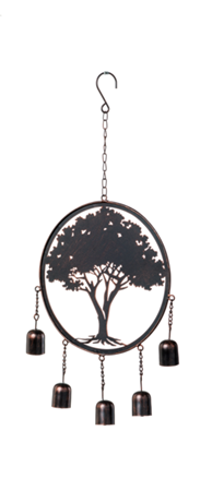 Antique Bronze Tree of Life Windchime
