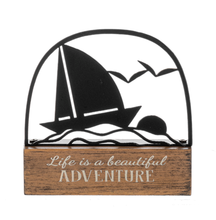 Life Is A Beautiful Adventure Block Talk Square