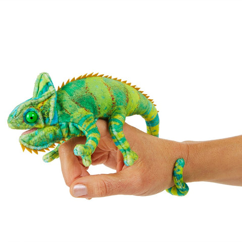 Chameleon finger Puppet