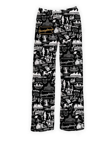 Pennsylvania Chalkboard Pajama Lounge Pants