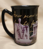 Lincoln Embossed Mug