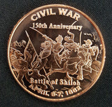 Shiloh Copper Round Coin