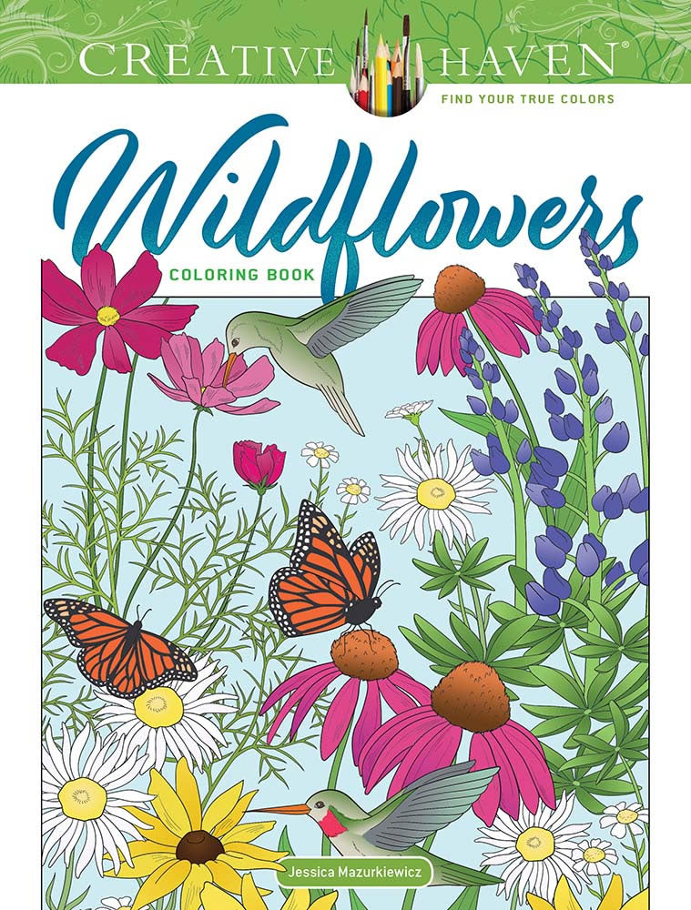 Wildflowers Coloring Book ( Jessica Mazurkiewicz R) Gettysburg Museum