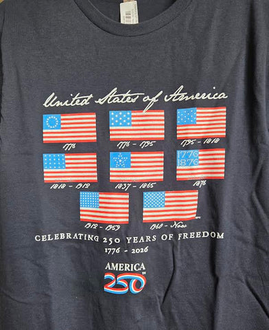 History of Old Glory tee