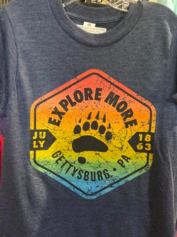 Rainbow Explore Badge Youth Tees