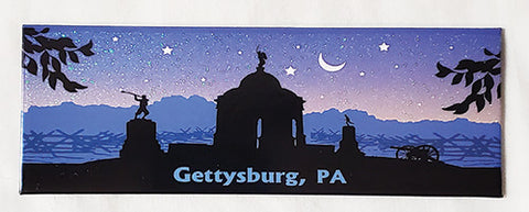 Gettysburg Night Scene Magnet