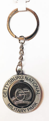 Gettysburg Disk Spinner Keychain