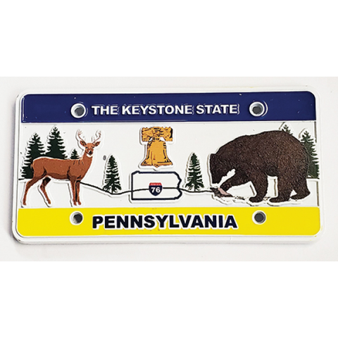 PA LICENSE PLATE MAGNET