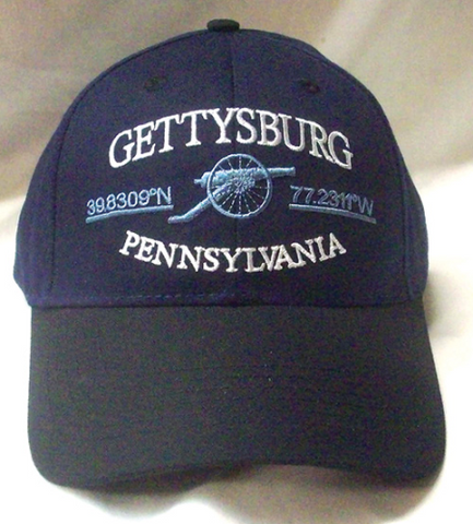 Gettysburg Coordinates Hat Navy/Black