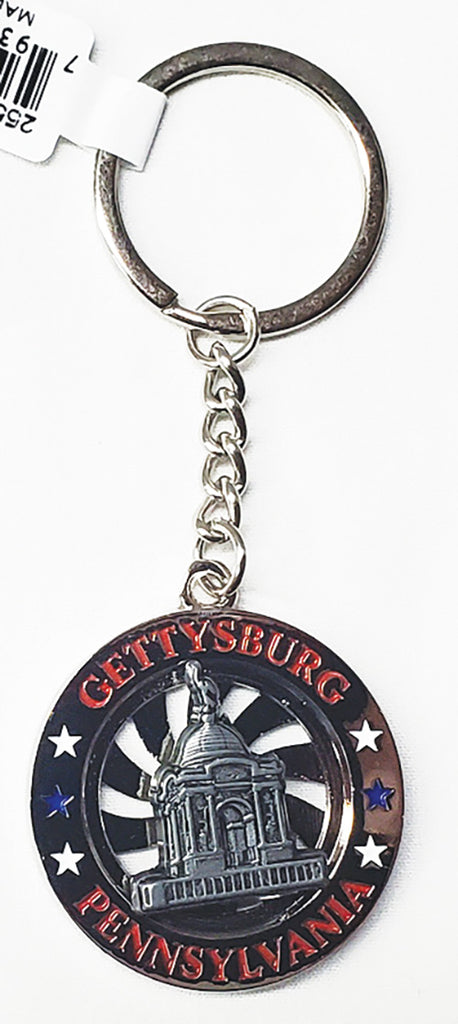 Gettysburg PA Monument Spinner Keychain – Gettysburg Museum Store