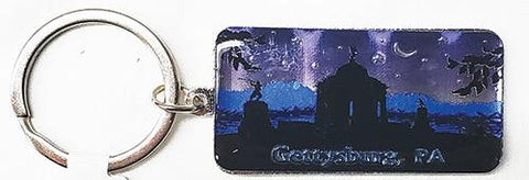 Gettysburg Night Scene Foil Keychain