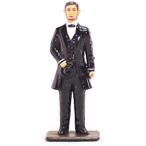 Lincoln Painted Figurine