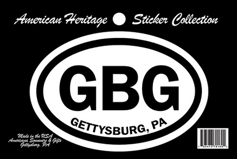 Gettysburg Euro Sticker