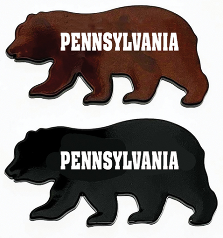 PA BLACK/BROWN BEAR MAGNET