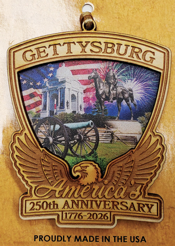 GBG 250TH WOOD ORNAMENT