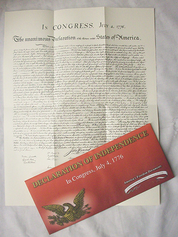 DECLARATION OF INDEPENDENCE DOC.