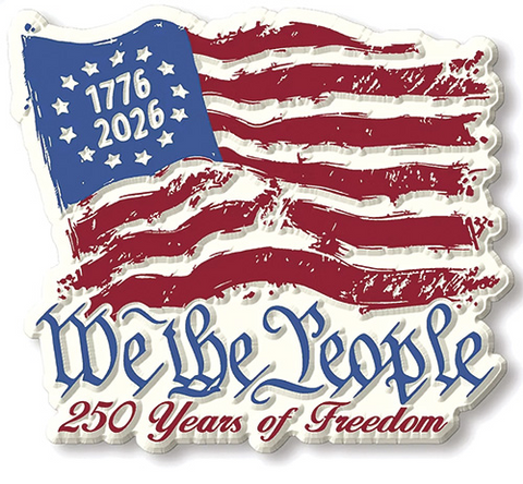 250TH FLAG MAGNET