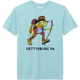 Travelin Frog adult t-shirt