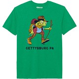 Travelin Frog adult t-shirt