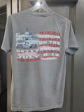 Dude Flag Gettysburg Monument Motorcycle Tee