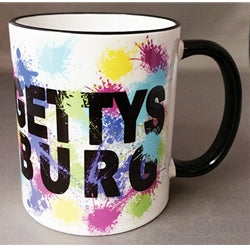 Gbg Splatter mug - colred hand