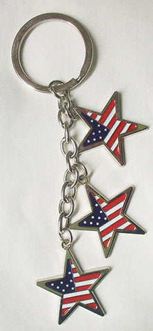 US FLAG DANGLING STARS K/C