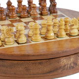 Chess Set - Round Drawer Magnetic Chess