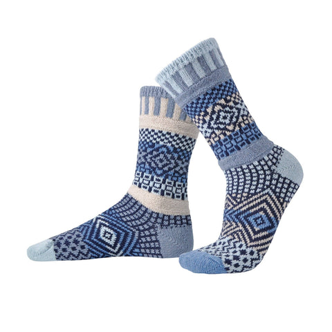 Azure Crew Socks