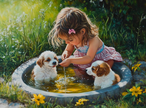 5177 Summer Swim 500 pc Puzzle