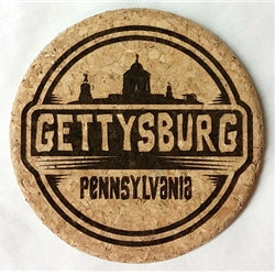 Gbg PA Mon. Cork Coaster