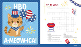 KindKids Super Spectacular Star-Spangled Puzzle Book: A Declaration of Fun-dependence! Including 100 Patriotic Word Searches, Crosswords, Word Scrambles, and More