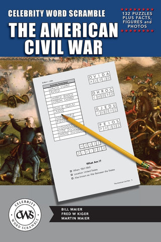 Celebrity Word Scramble The American Civil War (Bill Maier - DIY)