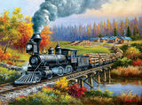 1283 Logging Camp Run 1000 pc Puzzle