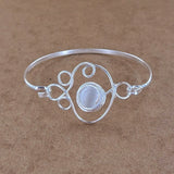 "Cat's Eye" Abstract Cuff Bracelet