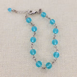 Glass Beaded Hand Looped Colorful Bracelet B333