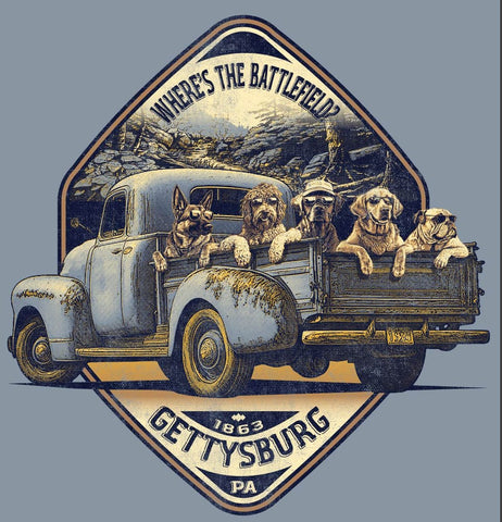 Harvest Truck Dogs Tee