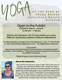 Yoga at the Barn - Late Spring 2025!