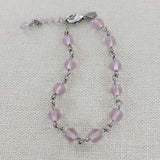 Glass Beaded Hand Looped Colorful Bracelet B333