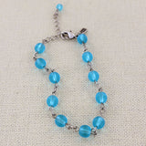 Glass Beaded Hand Looped Colorful Bracelet B333