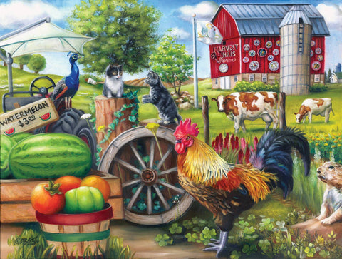 0292 Farm Life 500 pc Puzzle