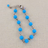 Glass Beaded Hand Looped Colorful Bracelet B333