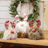 Nordic Sweater Brown Sparkle Gnome Ball