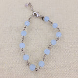 Glass Beaded Hand Looped Colorful Bracelet B333
