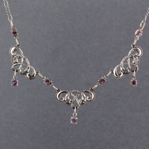 Victorian Reproduction Rhinestone Necklace