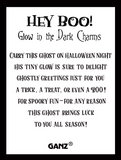 Hey Boo! Glow In The Dark Charm