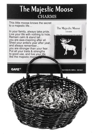 The Majestic Moose Charm